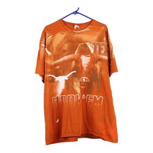  Vintage orange Hook 'Em Jerzees T-Shirt - mens xx-large