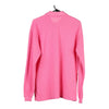 Vintage pink Bootleg Lacoste Long Sleeve Polo Shirt - mens large
