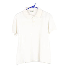  Vintage white Bootleg Lacoste Polo Shirt - womens large