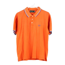  Vintage orange Bootleg Fred Perry Polo Shirt - mens medium