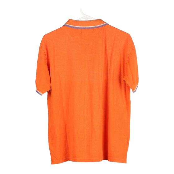 Vintage orange Bootleg Fred Perry Polo Shirt - mens medium