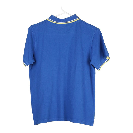 Vintage blue Bootleg Fred Perry Polo Shirt - mens medium