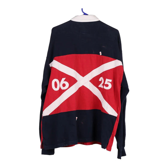 Vintage red Bootleg Ralph Lauren Long Sleeve Polo Shirt - mens x-large