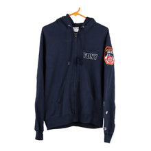  Vintage navy Fire Department City of New York Champion Zip Up - mens small