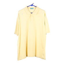  Vintage yellow Belfe Polo Shirt - mens x-large
