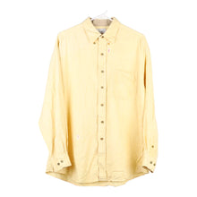  Vintage yellow Bill Blass Cord Shirt - mens x-large