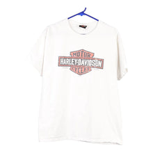  Vintage white Stuart, Florida. Harley Davidson T-Shirt - mens large
