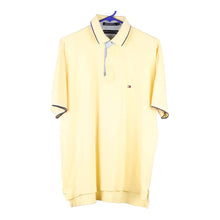  Vintage yellow Tommy Hilfiger Polo Shirt - mens medium