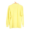 Vintage yellow Bootleg Lacoste Long Sleeve Polo Shirt - mens medium