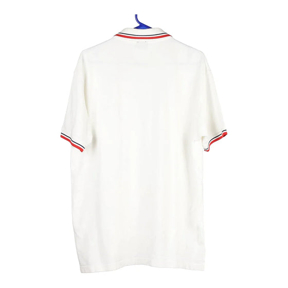 Vintage white Conte Of Florence Polo Shirt - mens xx-large
