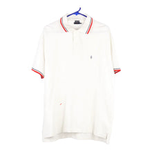  Vintage white Conte Of Florence Polo Shirt - mens xx-large