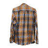 Vintage block colour North Crest Flannel Shirt - mens large