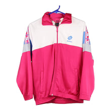  Vintage pink Lotto Track Jacket - womens x-large