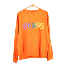  Vintage orange Boss Sweatshirt - mens large