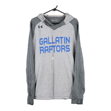 Vintage grey Gallatin Raptors Under Armour Hoodie - mens x-large