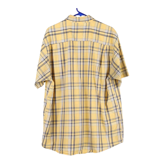 Vintage yellow Wrangler Short Sleeve Shirt - mens large