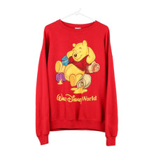  Vintage red Winnie the Pooh Mickey Inc Sweatshirt - mens large