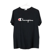  Vintage black Champion T-Shirt - mens large