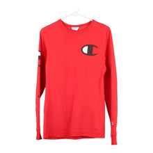  Vintage red Champion Long Sleeve T-Shirt - mens small