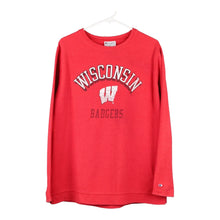 Vintage red Wisconsin Champion Long Sleeve T-Shirt - mens medium
