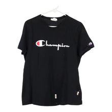  Vintage black Champion T-Shirt - mens medium