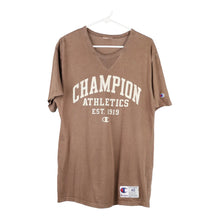  Vintage brown Champion T-Shirt - mens large