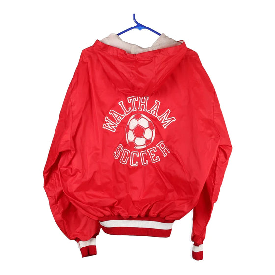 Vintage red Waltham Soccer Delong Windbreaker - womens x-large