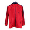 Vintage red Bootleg Adidas Track Jacket - mens small