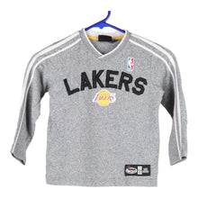  Vintage grey Age 6, Los Angeles Lakers Nba Long Sleeve T-Shirt - boys small