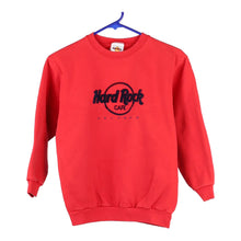  Vintage red Age 10-12 Hard Rock Cafe Sweatshirt - boys x-large