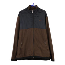  Vintage brown Nike Fleece Jacket - mens xx-large