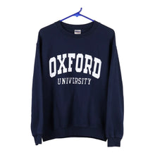  Vintage navy Oxford Gildan Sweatshirt - womens small