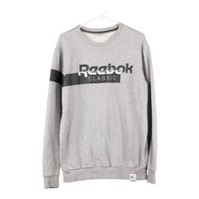  Vintage grey Reebok Sweatshirt - mens medium