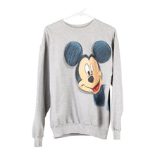  Vintage grey Mickey Mouse Hanes Sweatshirt - mens medium