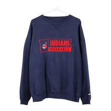  Vintage navy Cleveland Guardians Puma Sweatshirt - mens x-large