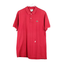  Vintage red Lacoste Polo Shirt - mens large