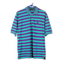  Vintage blue Izod Polo Shirt - mens medium