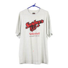  Vintage grey Swobeys Bar Volleyball Fruit Of The Loom T-Shirt - mens x-large