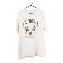  Vintage white St. Thomas U.S Virgin Islands Fruit Of The Loom T-Shirt - mens x-large