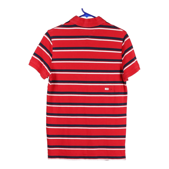Vintage red Slim Fit Tommy Hilfiger Polo Shirt - mens medium