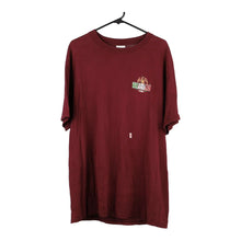  Vintage burgundy Wrangler T-Shirt - mens x-large