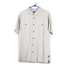  Vintage cream Patagonia Short Sleeve Shirt - mens x-large