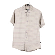  Vintage cream Patagonia Short Sleeve Shirt - mens small