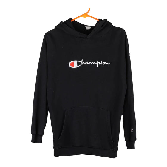 Age 17 Bootleg Champion Hoodie Large Black Cotton