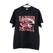  Vintage black Bangor Wildcats Gildan T-Shirt - womens large