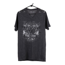  Vintage grey Lisbon Hard Rock Cafe T-Shirt - mens medium