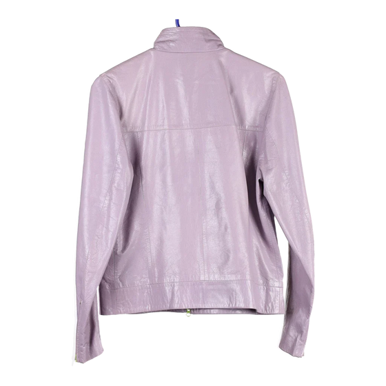 Vintage purple Unbranded Leather Jacket - womens small