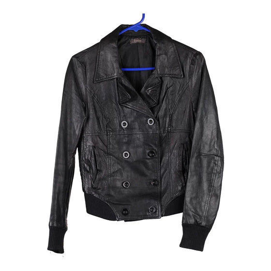Vintage black Dixie Leather Jacket - womens medium