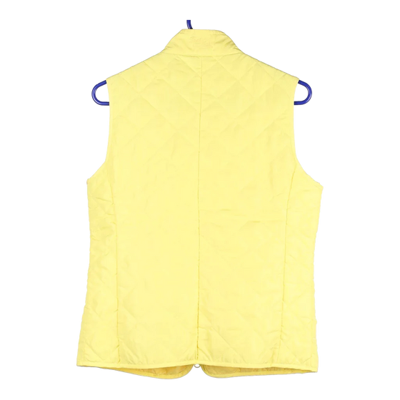 Vintage yellow Think Pink Gilet - womens large