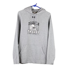  Vintagegrey Eagles Zionsville Under Armour Hoodie - mens small
